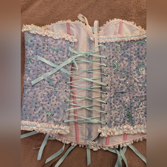 rhinestoned corset burlesque - Picture 3 of 6
